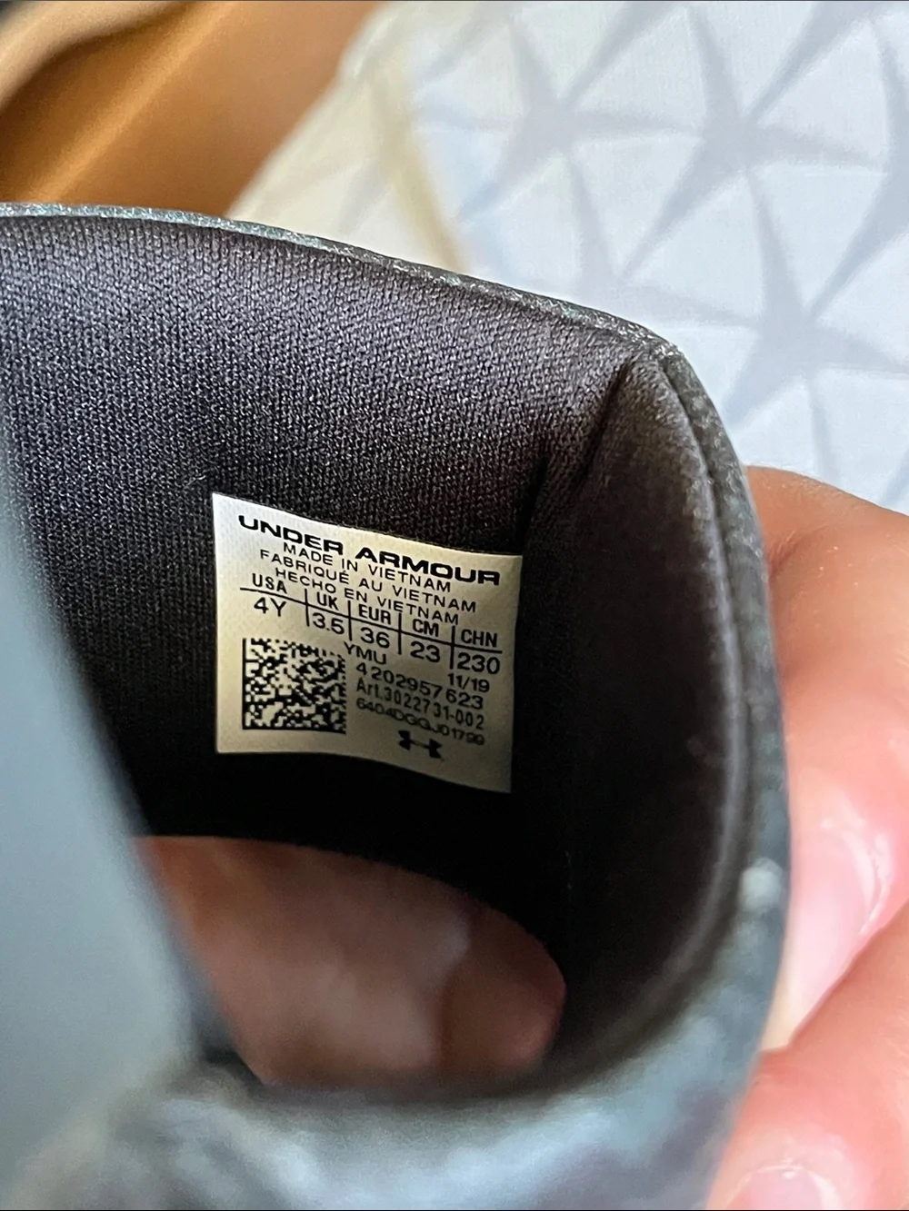 Under Armour Kids' Brown/Tan Slide Sandals